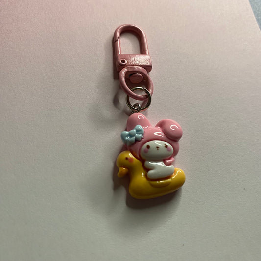 Melody duck keychain