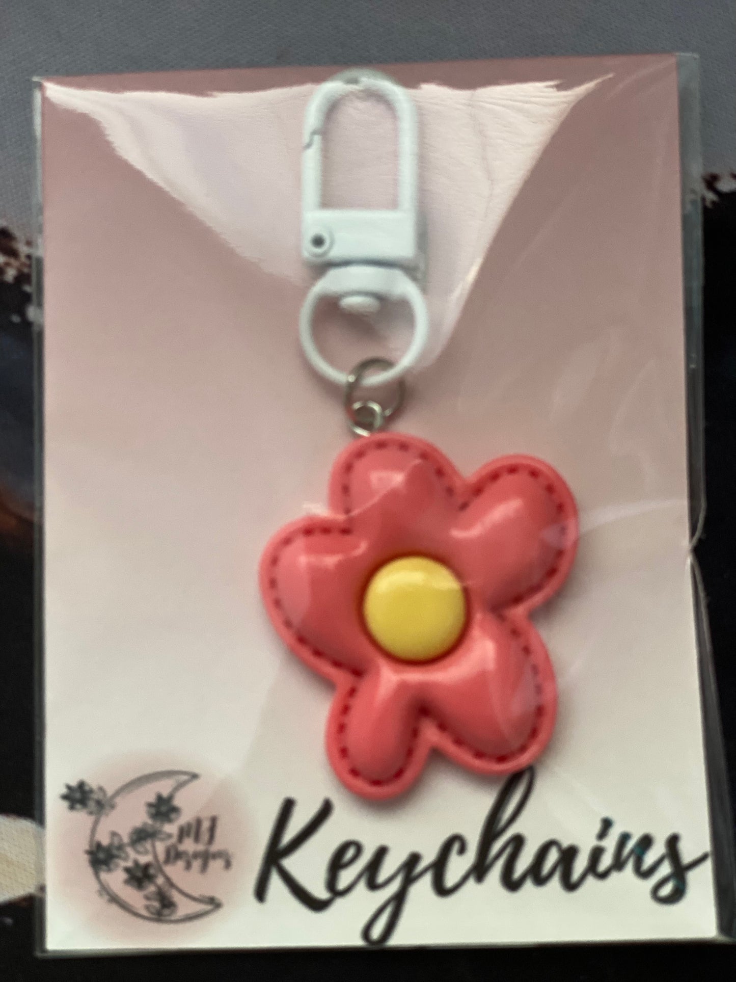 Flower keychain