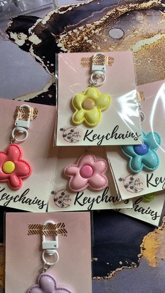 Flower keychain