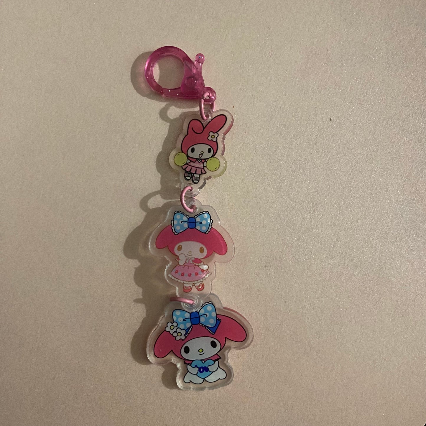 Triple melody keychain