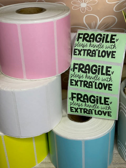 Fragile sticker